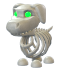 Halloween White Skeleton Dog Adopt Me value